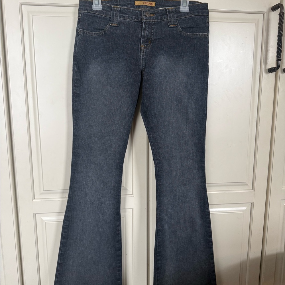 Classic Blue Flared Women Jeans